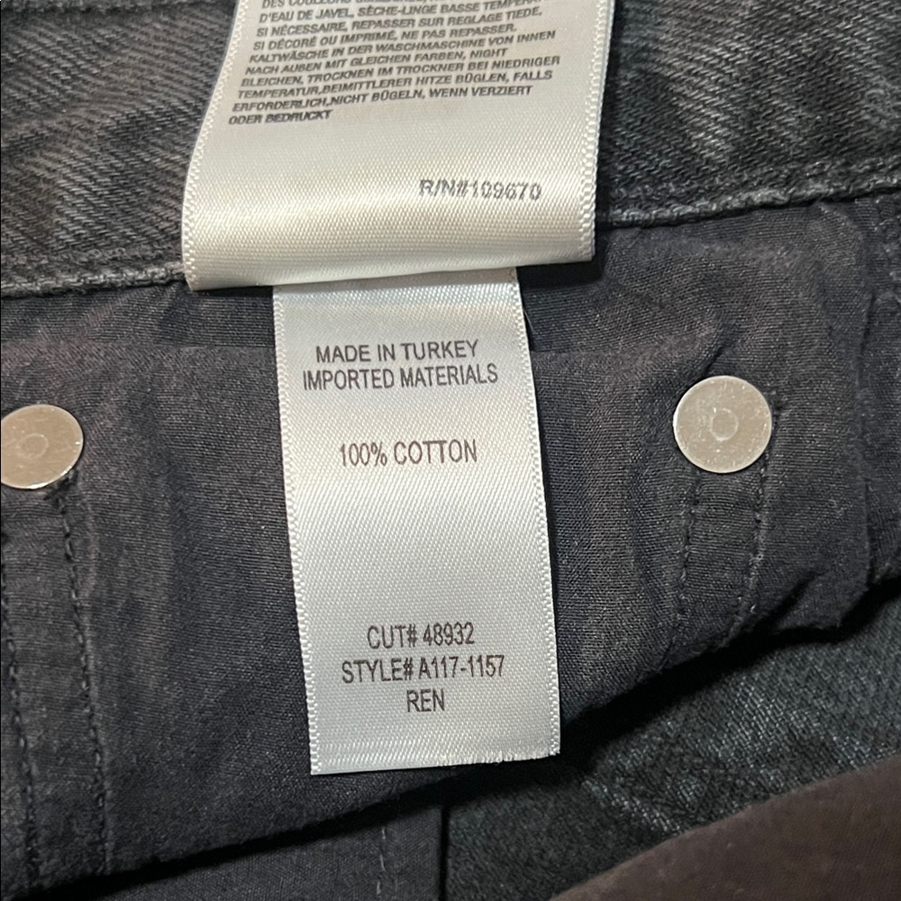 Agolde Women's Black Straight Jeans - Picture 5 of 11